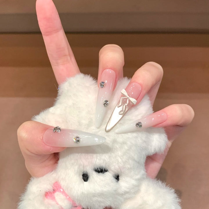 Decorative Press-On Nail Design Stornfield