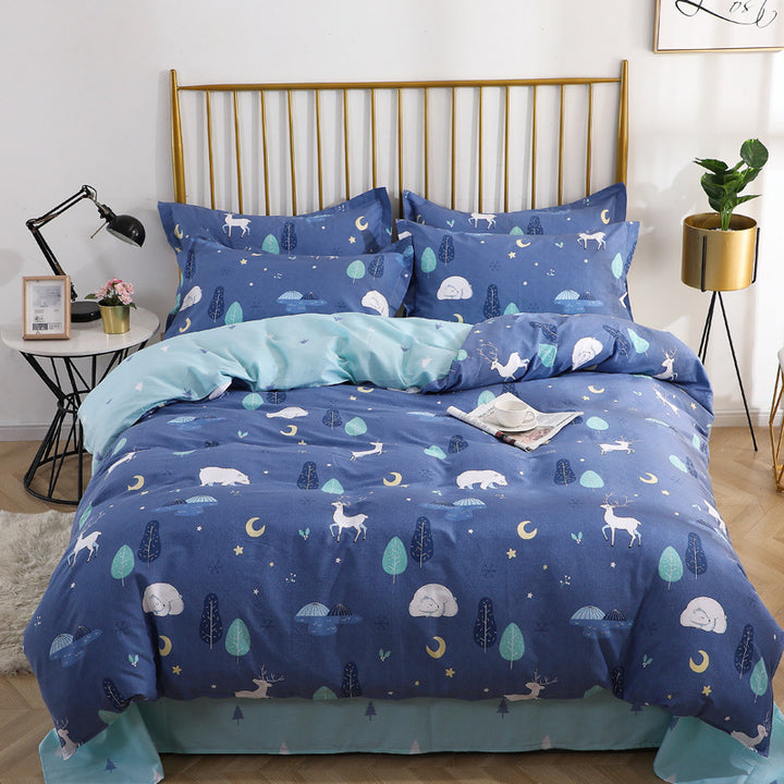 Checked Pattern Bedding Set