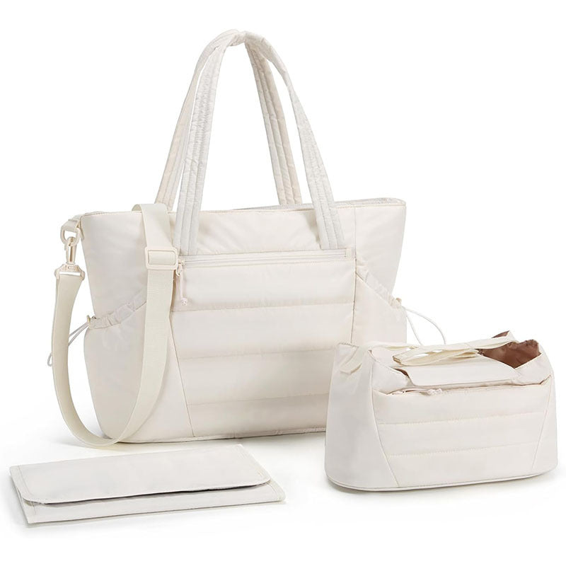 Polyurethane handbag with removable organizer Stornfield