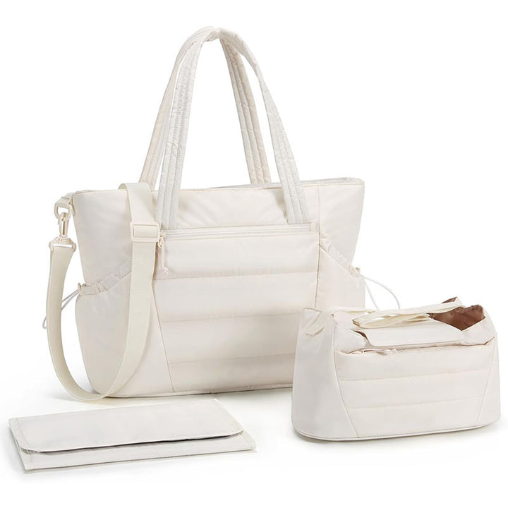 Polyurethane handbag with removable organizer Stornfield