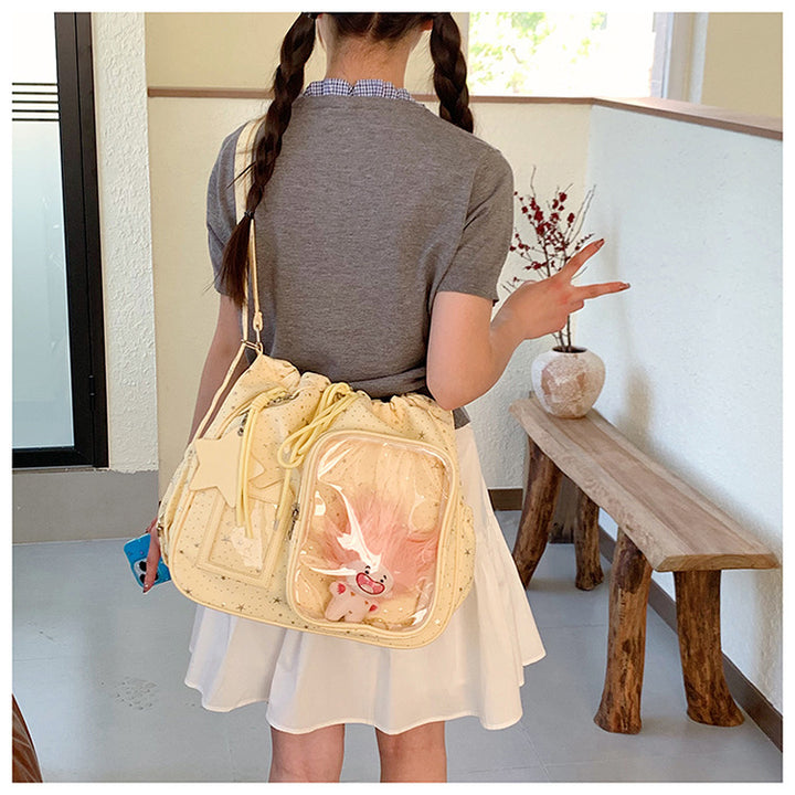 Stylish Multi-Pocket Drawstring Tote Bag Stornfield