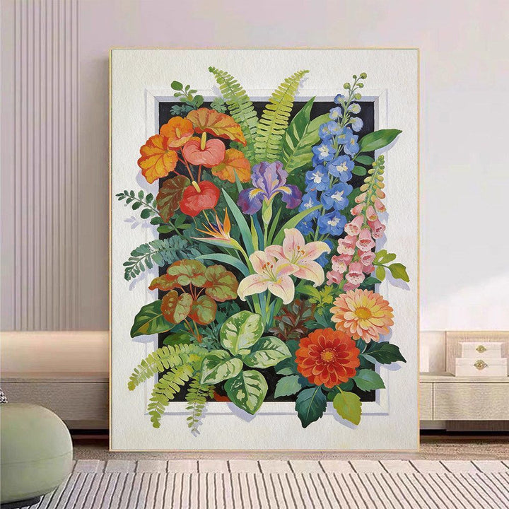 Floral Botanical Canvas Art Print Stornfield