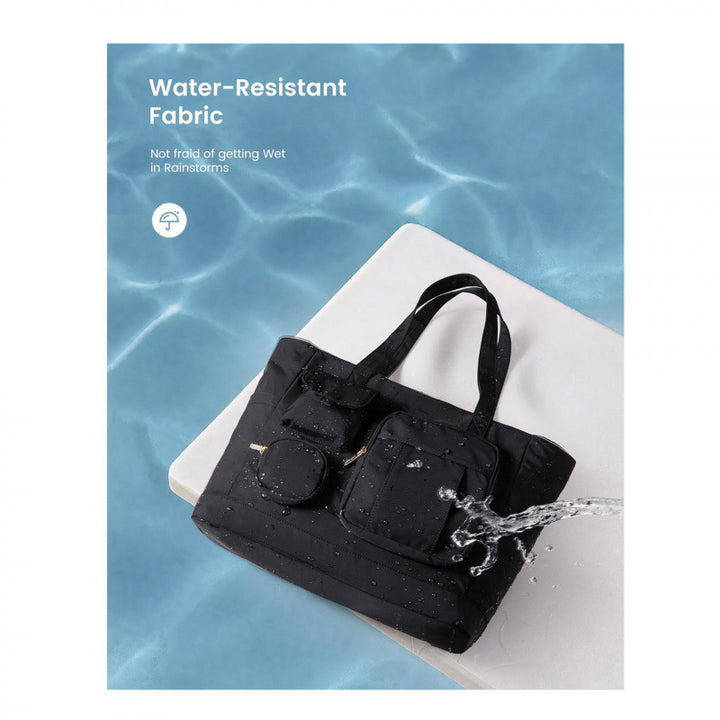 Multifunctional tote bag with multiple compartments Stornfield