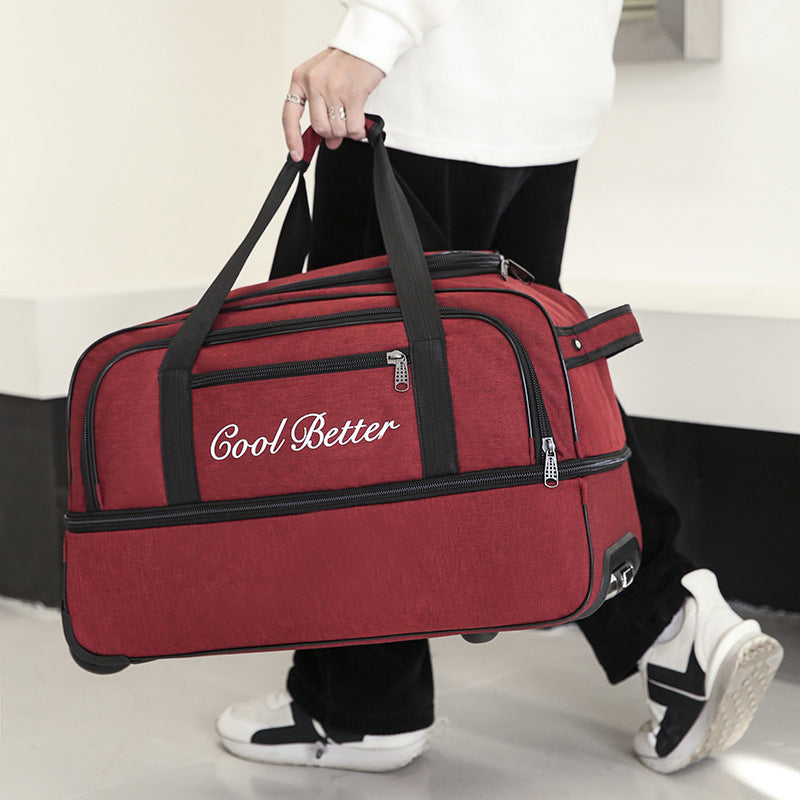 Multi-Compartment Travel Duffel Bag