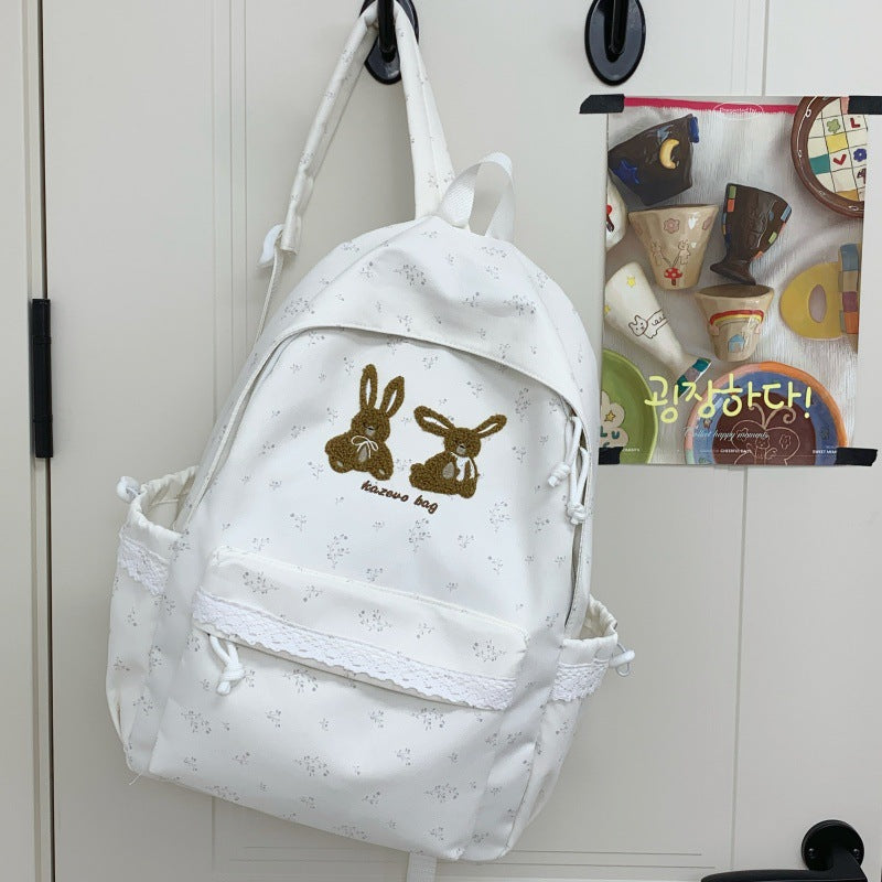 Cute Bunny-Themed Casual Backpack Stornfield