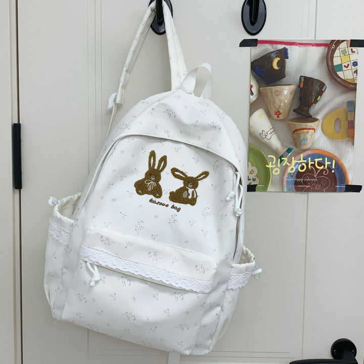 Cute Bunny-Themed Casual Backpack Stornfield