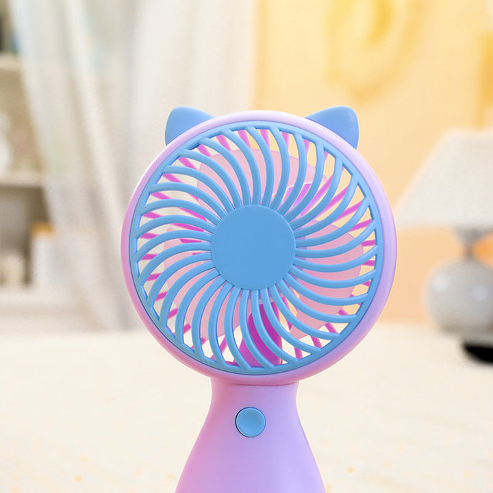 Women Portable Hand Fan in Cute Animal Design Stornfield