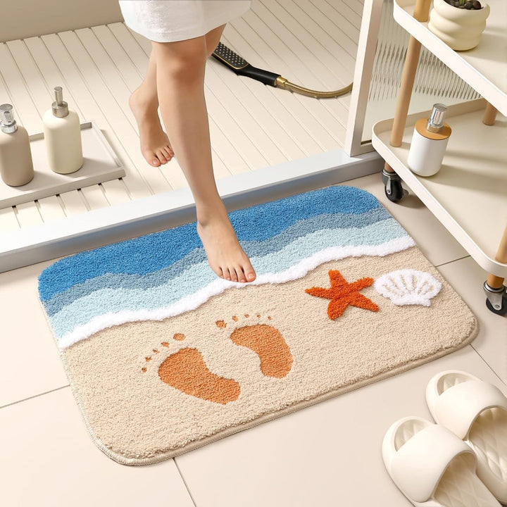 Flower Pattern Bath Mat