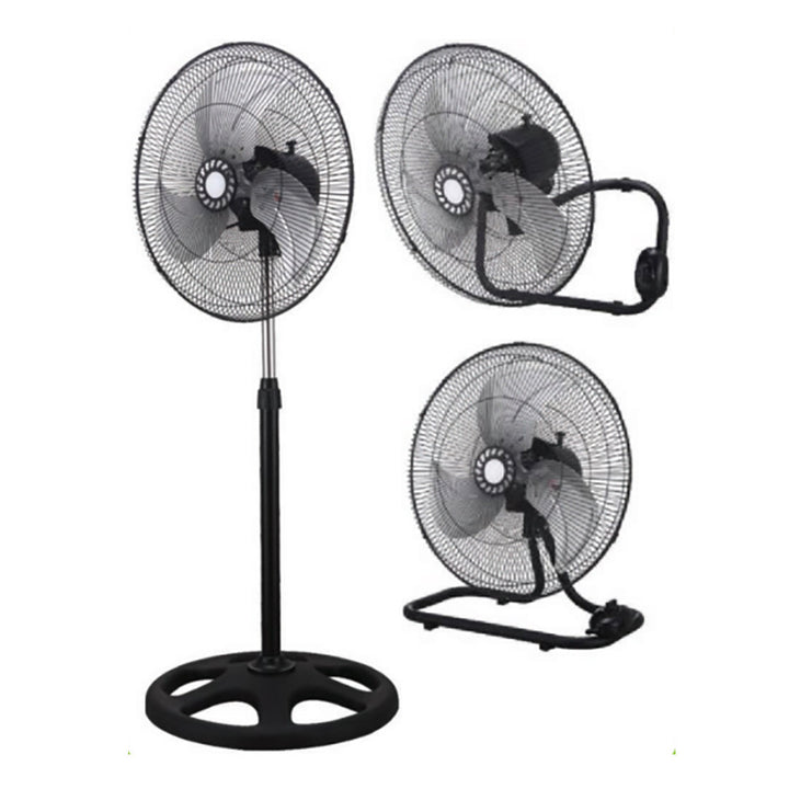 Unisex Stand Fan with flexible height adjustment and quiet operating modes Stornfield
