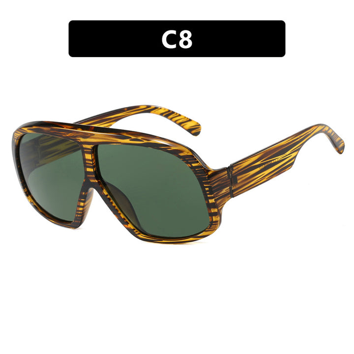 Ladies oversized sunglasses in fashionable tortoiseshell pattern Stornfield