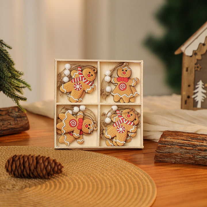 Decorative Christmas ornaments in gnome design Stornfield