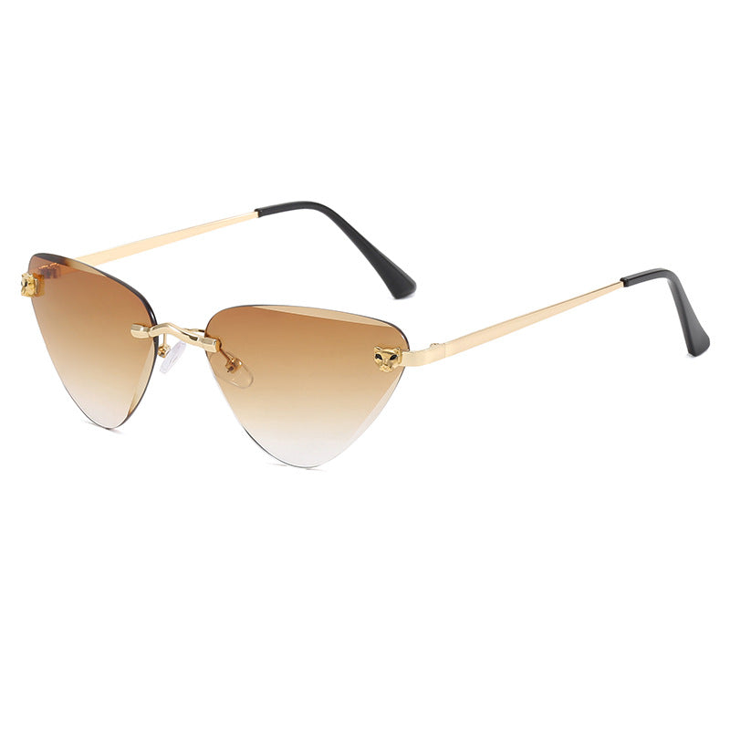 Ladies Cat-Eye Sunglasses with Elegant Metal Frame Stornfield