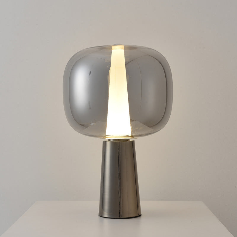 Modern Minimalist Floor Lamp with Transparent Base