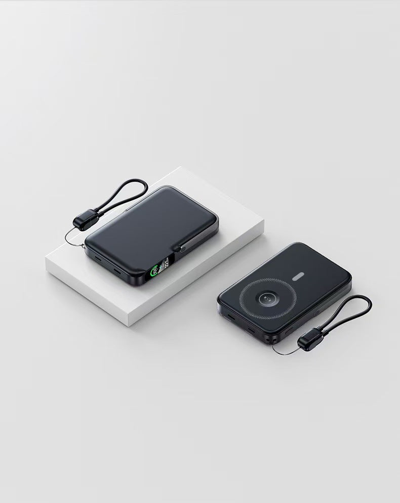 Powerbank with Integrated Wireless Charging Function and LCD Display Stornfield