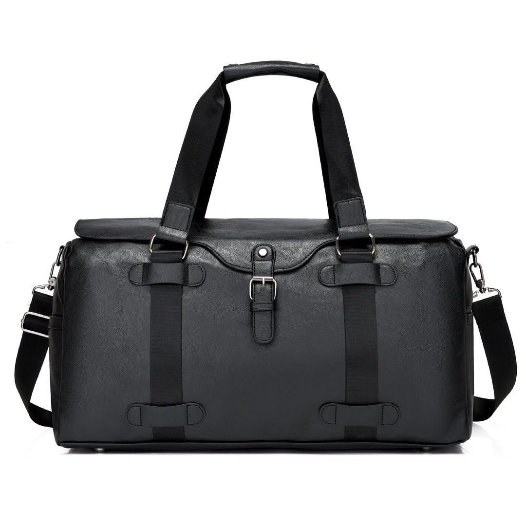 Premium Leather Travel Duffel Stornfield