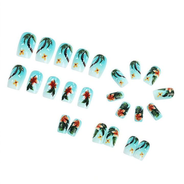 Nail Art Design with tropical motifs Stornfield