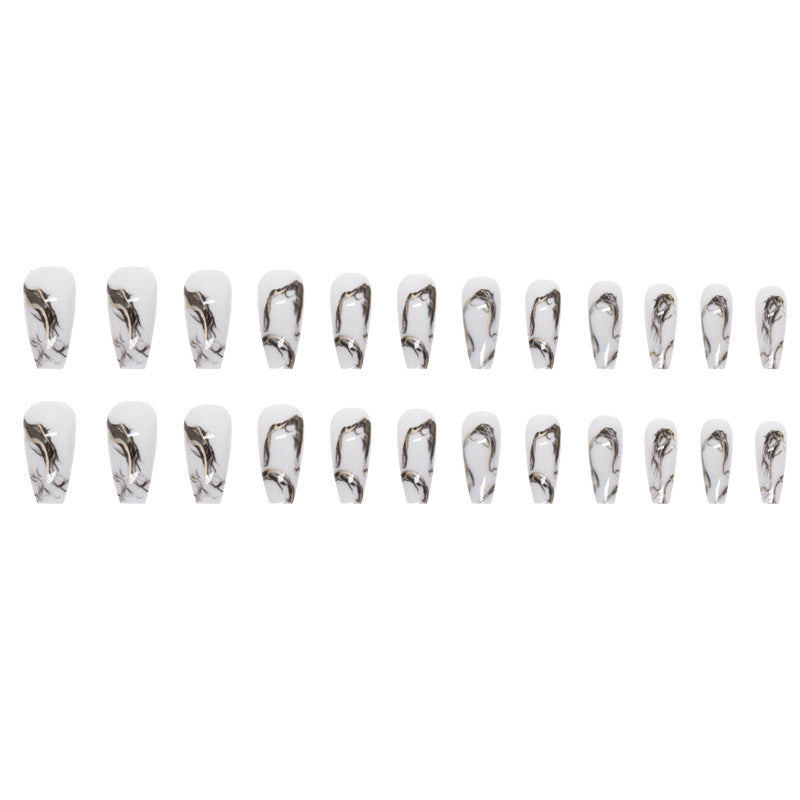 Marble Design Press-On Nail Extensions Stornfield