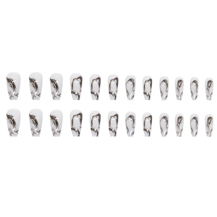 Marble Design Press-On Nail Extensions Stornfield