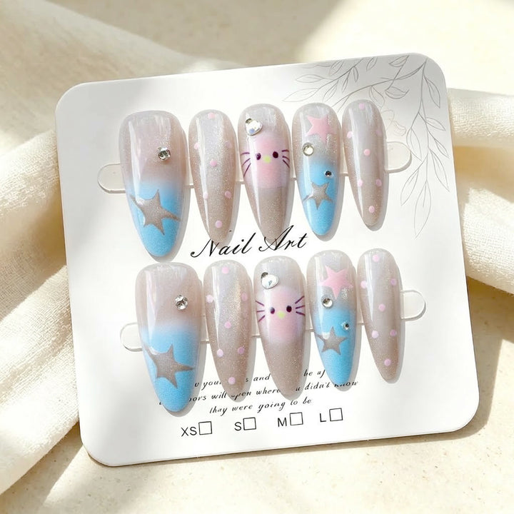 Whimsical Starry Nail Art Set
