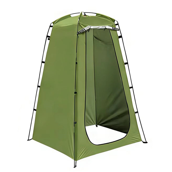 Portable privacy shower tent with quick pop up frame and detachable waterproof floor Stornfield