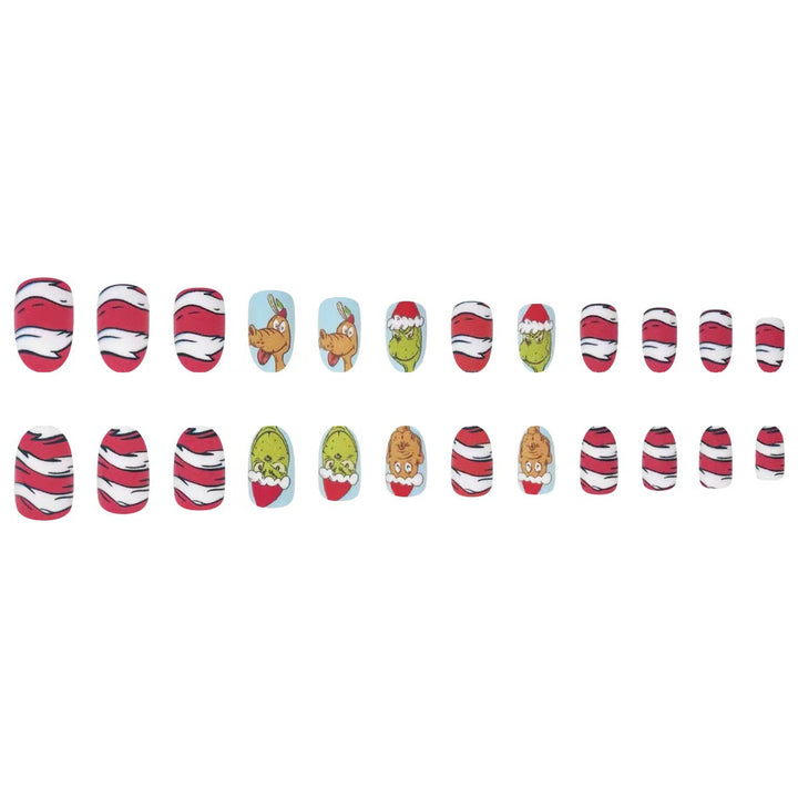 Artificial nail set with festive 3D designs Stornfield