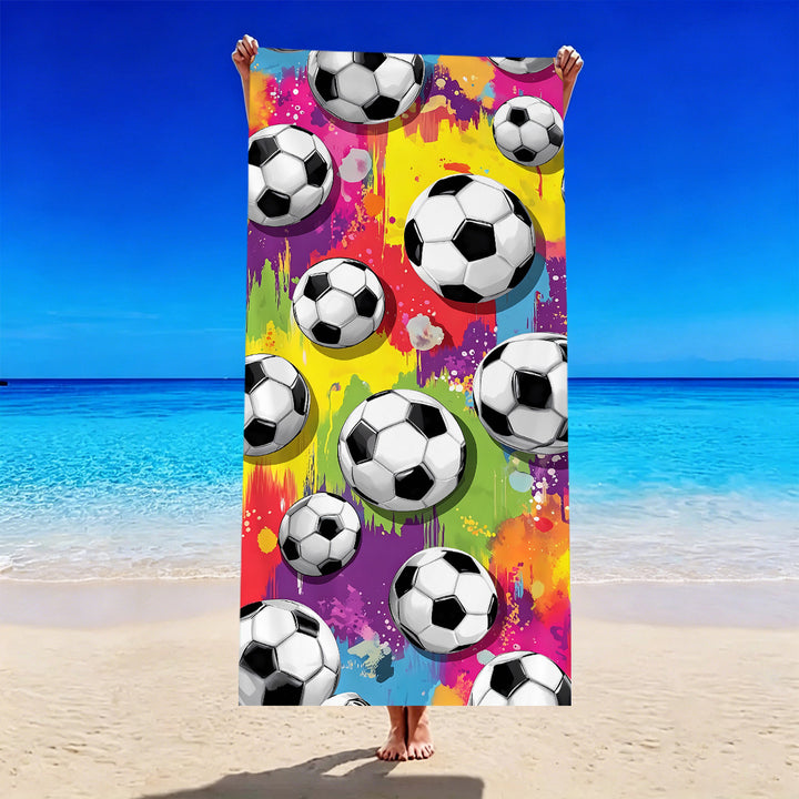 Football-themed beach towel Stornfield