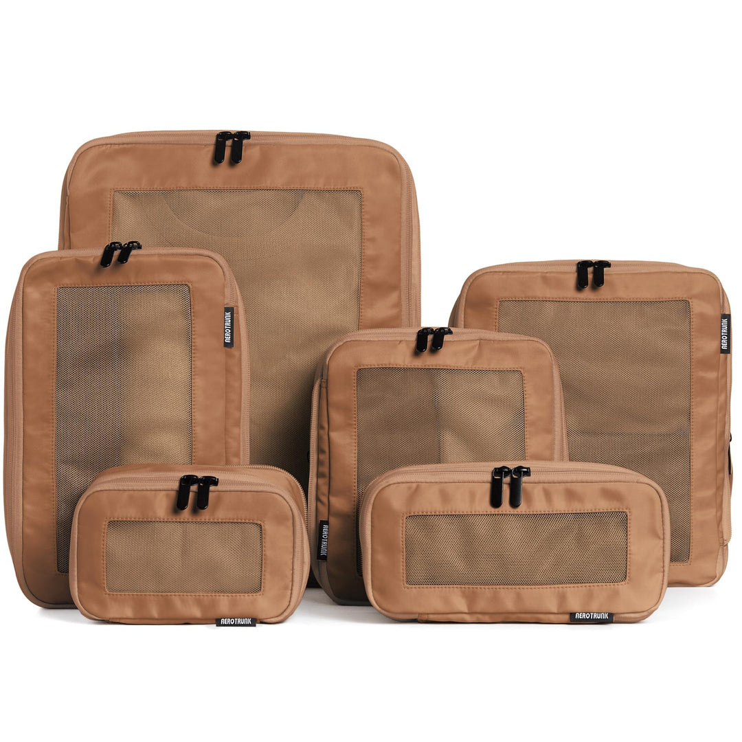 Unisex Storage Bags Set with Transparent Compartments Stornfield