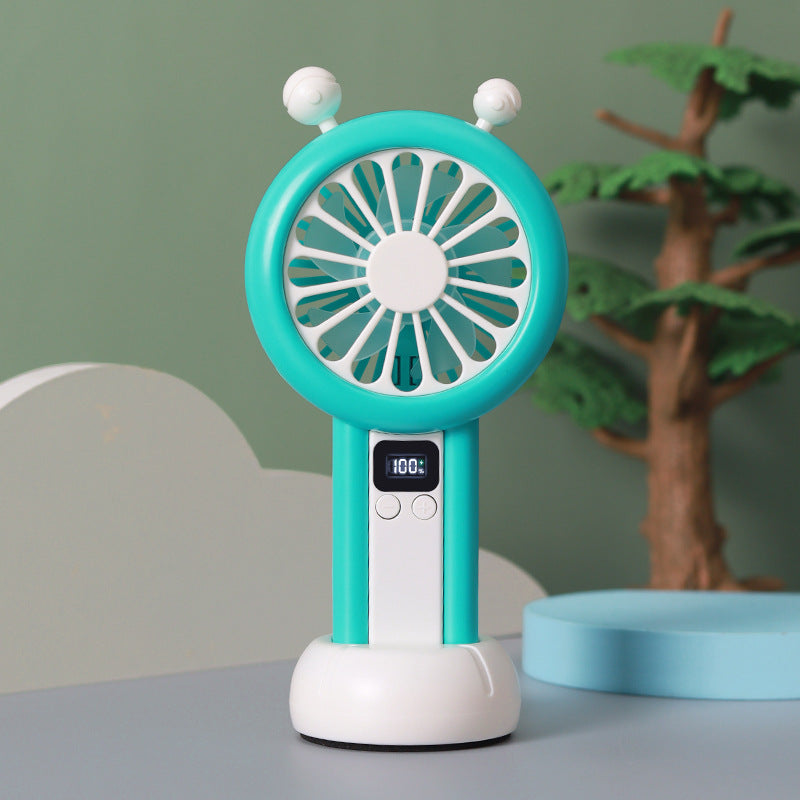 Unisex Portable USB Table Fan with Digital Speed Display Stornfield