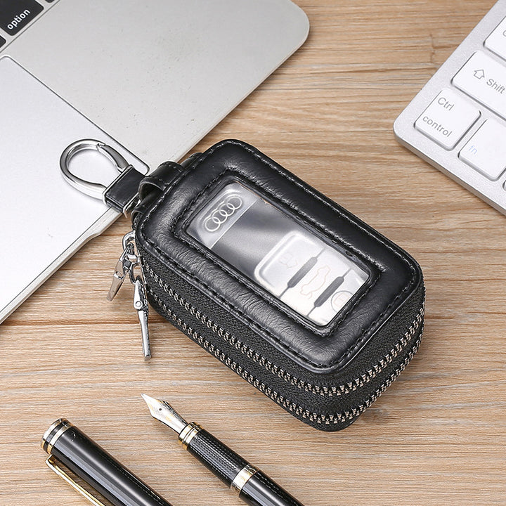 Compact Zippered Card Holder
