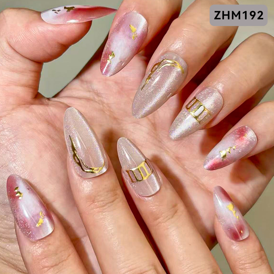 Versatile Nail Art Press-On Set Stornfield