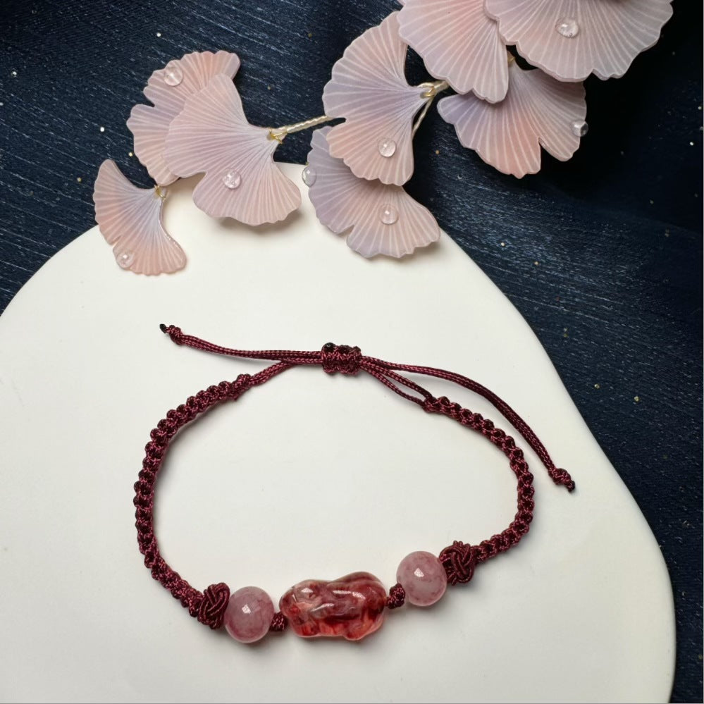 Adjustable Macrame Protective Charm Bracelet Stornfield