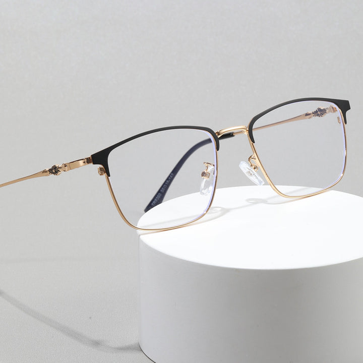 Ladies fashionable square glasses with elegant metal frame Stornfield