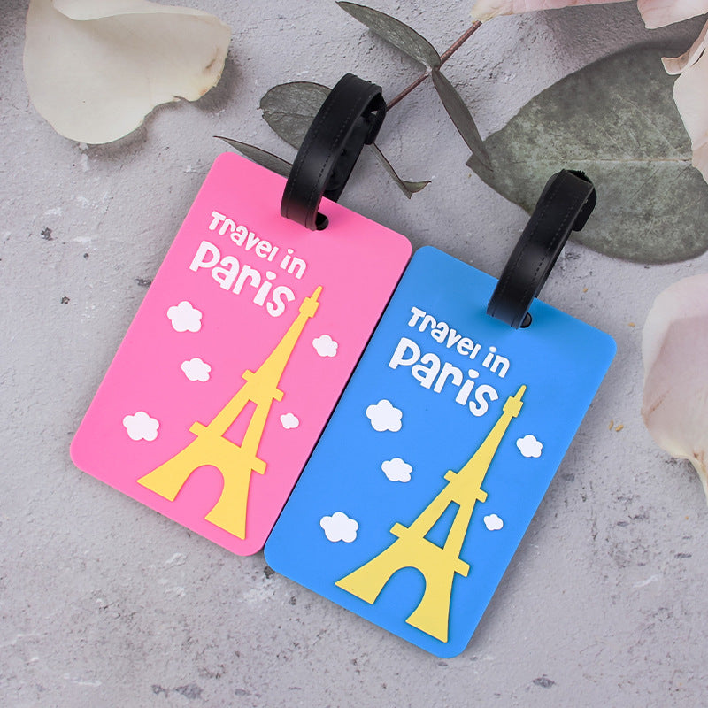 Paris-Themed Luggage Tag Stornfield