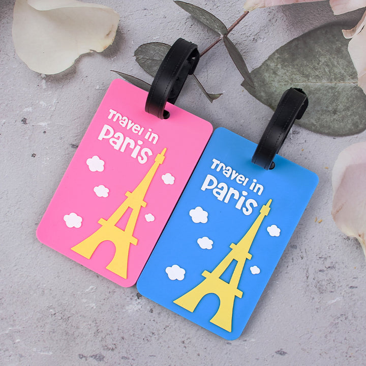Paris-Themed Luggage Tag Stornfield