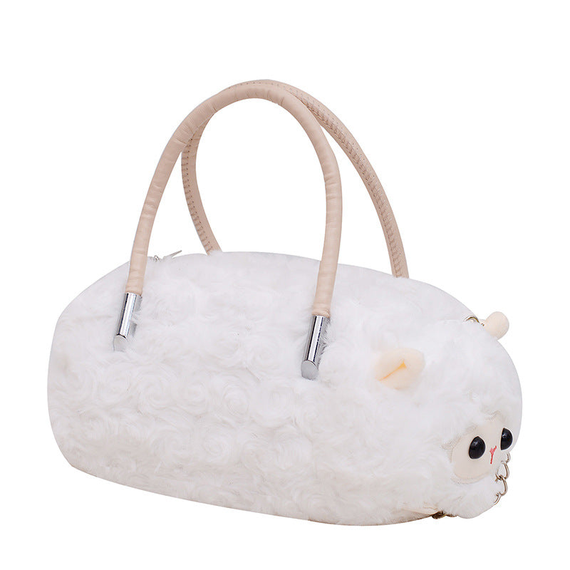 Plush handbag with animal design Stornfield