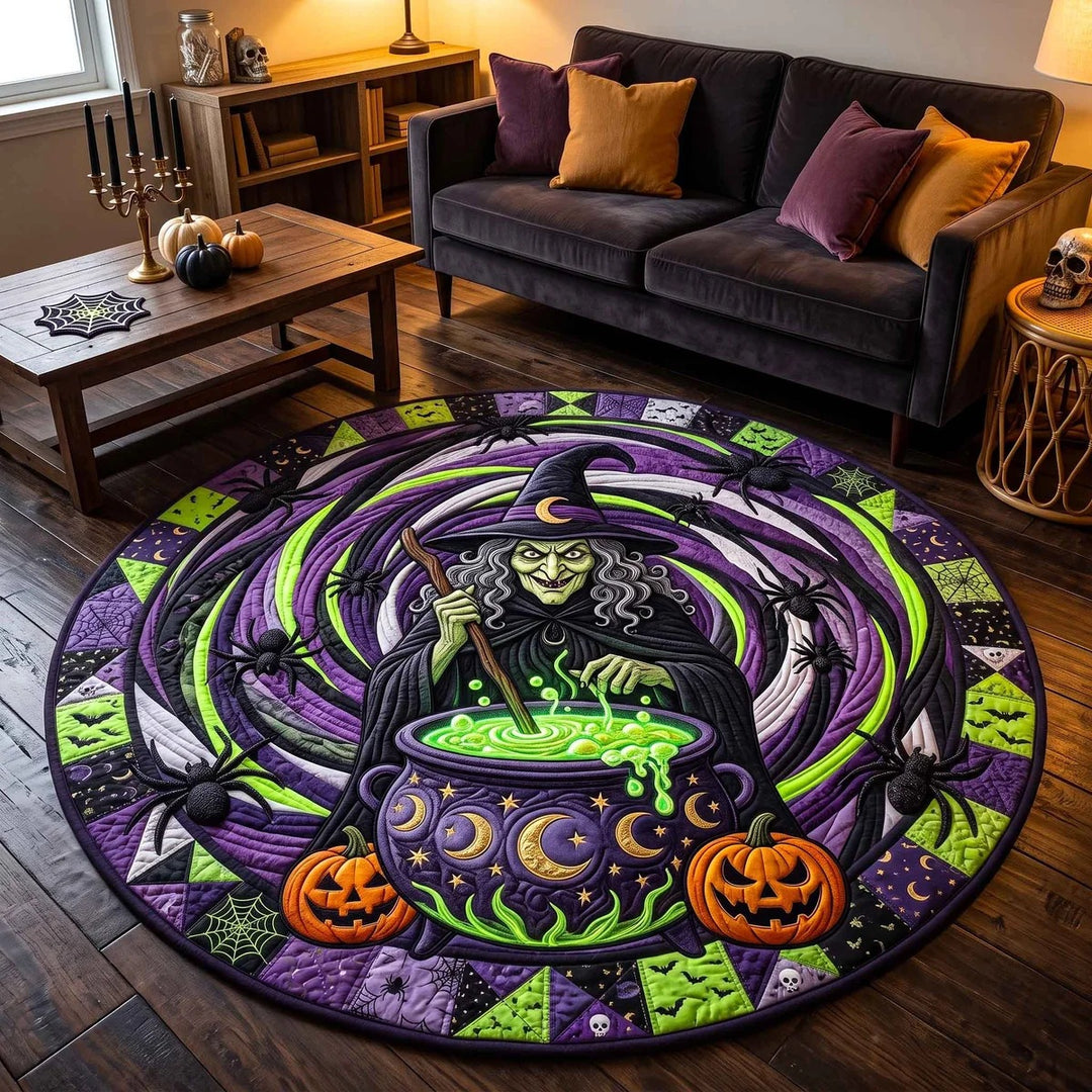 Halloween Themed Round Area Rug