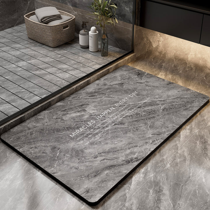 Floral Pattern Bath Mat