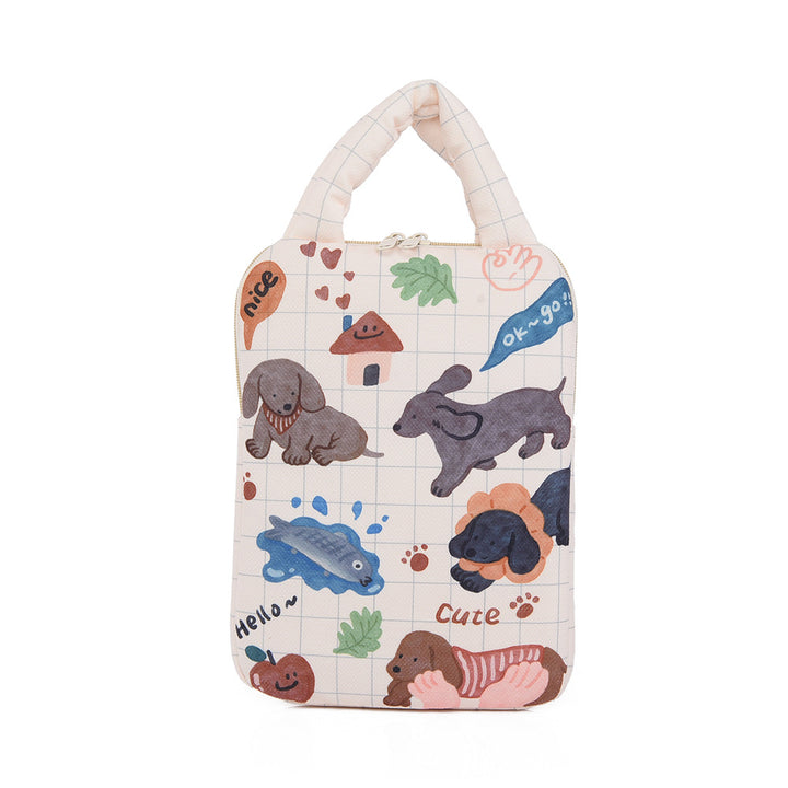 Stylish laptop cover with cute dog design Stornfield