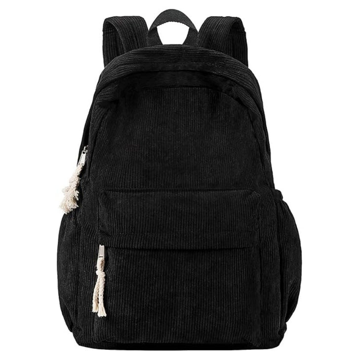 Cord backpack with deep storage and stylish accents Stornfield