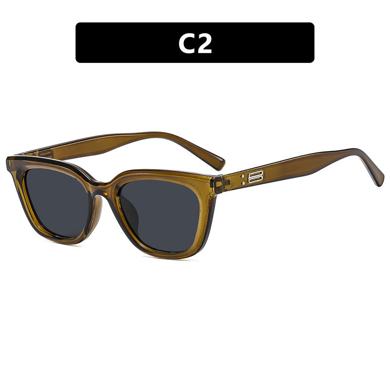 Ladies Cat-Eye Sunglasses with modern, slightly curved frame Stornfield