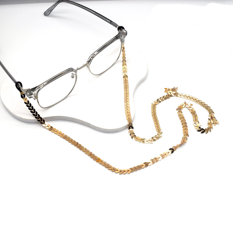 Elegant Gold Plated Eyewear Chain Stornfield