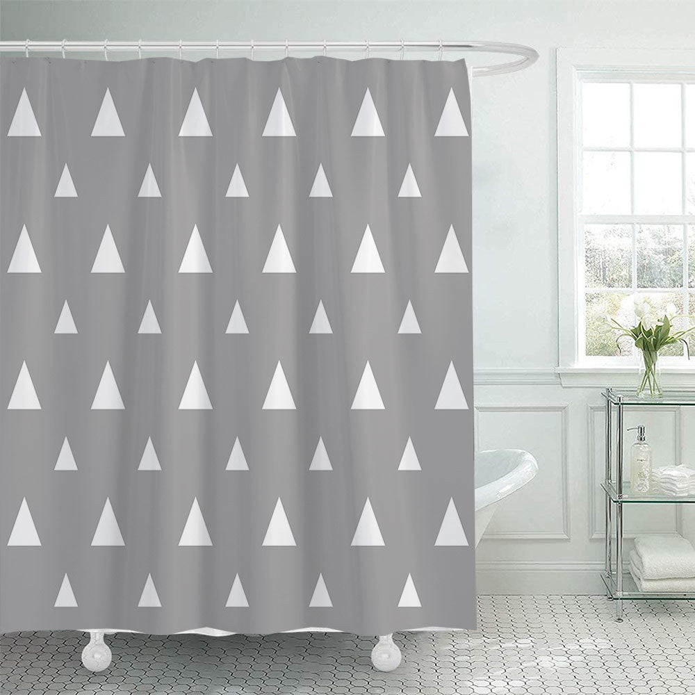 Modern Geometric Shower Curtain Stornfield