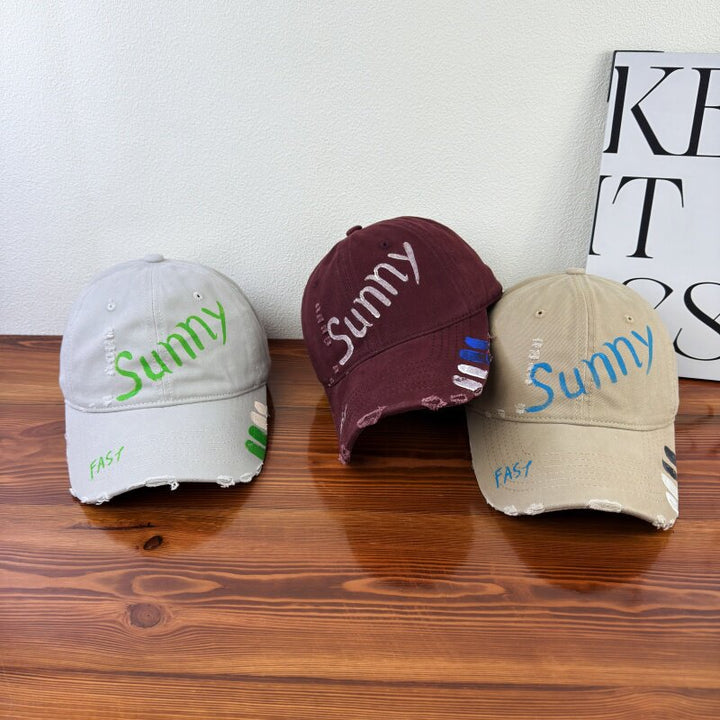 Women's Distressed Graphic Sun Cap Stornfield