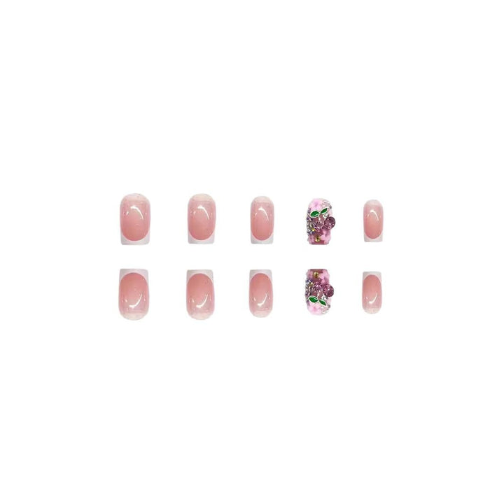 Glittery Floral Nail Art Enhancements Stornfield