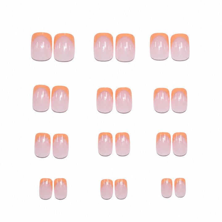 Acrylic nail set with colorful gradients Stornfield