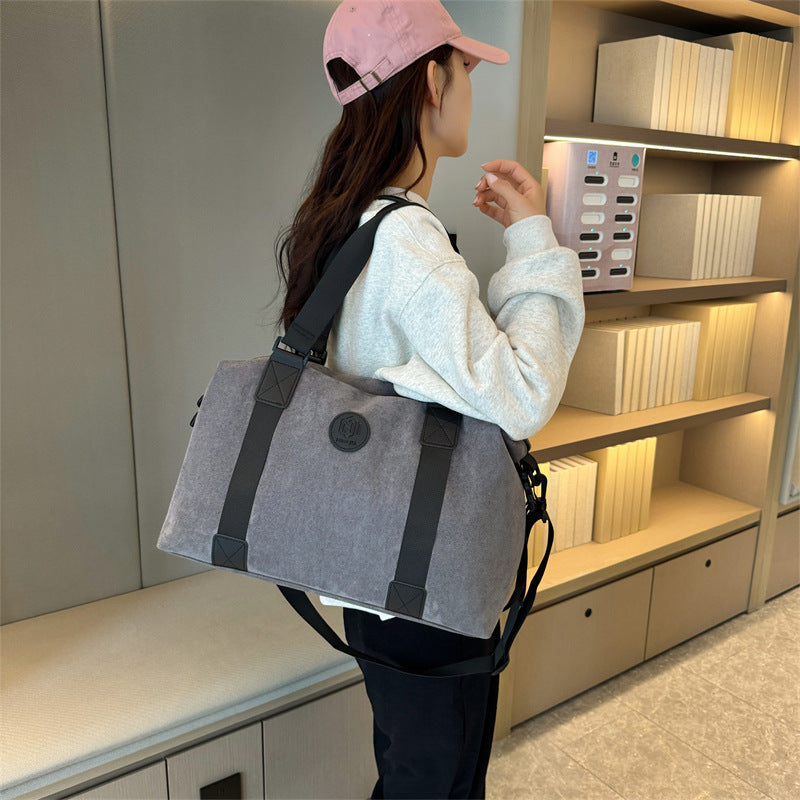 Soft Suede Weekend Travel Duffle