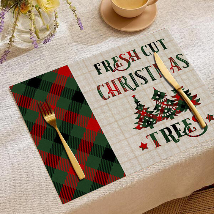 Christmas-Themed Decorative Placemats