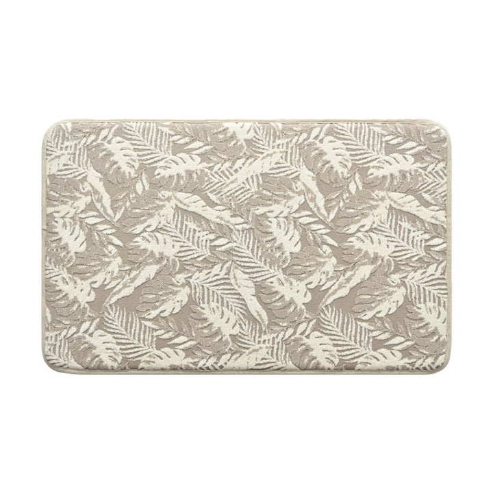 Stylish Floral Print Bath Mat Stornfield