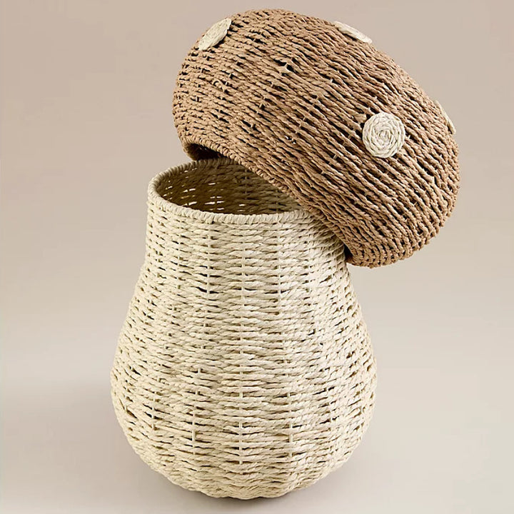 Playful storage basket in mushroom design Stornfield