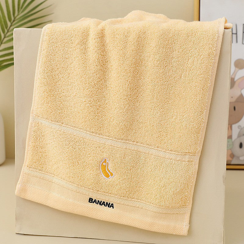 Ladies cotton towel with fresh pear motif Stornfield